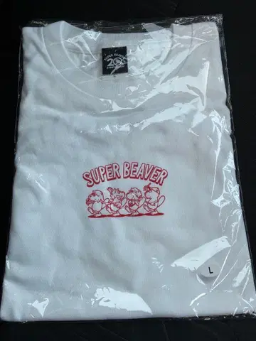 SUPERBEAVER 행각 T셔츠 화이트 L 미개봉 새상품