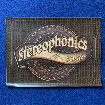 새상품 Stereophonics Mr Writer 빅 스티커 봉입 혜택