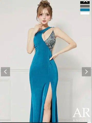 엔젤알 롱 드레스 AR25232-BL-S250728