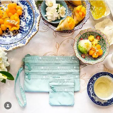 히토리릿푸 레스포 ZIP POUCH SET 비취