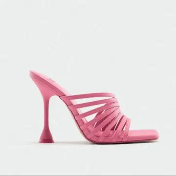 ZARA 핑크 하이힐 샌들