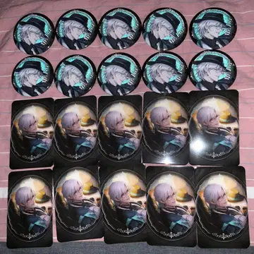 무기미도 가라오케 철인 비주얼 카드 캔뱃지 Mr.Fox