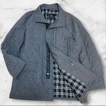 더 스카치 하우스 그레이 자켓 체크 안감 가죽 삼양상회