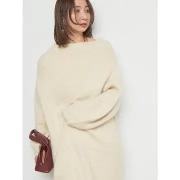 FRAY I.D / 프레이 아이디 라쿤 니트 미니 원피스