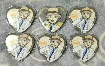 문호 스트레이독스 나카지마 아츠시 로프트 하트형 캔뱃지 6개 세트