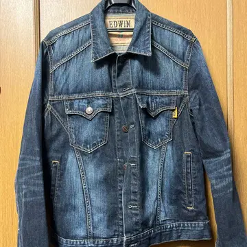 EDWIN 데님 자켓 M 사이즈 다크 블루
