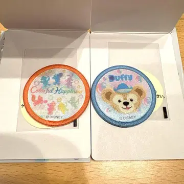 디즈니씨 더피 와펜 20주년 2종 세트