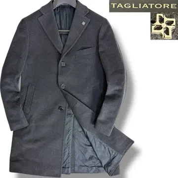 J7075 컨디션 최상 딸리아또레 캐시미어 믹스 체스터 코트 그레이 48