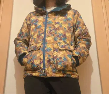 티티카카 나스카 지상 그림 다운 자켓