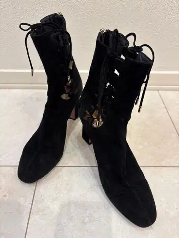 [ AQUAZZURA ] 스웨이드 부츠