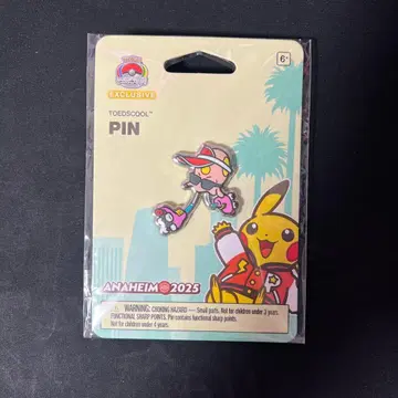 WCS2025 애너하임 포켓몬 센터 한정판 핀 배지 핀즈 육파리