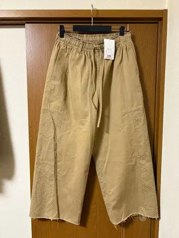 TAC:TAC 베이지 와이드 팬츠 L