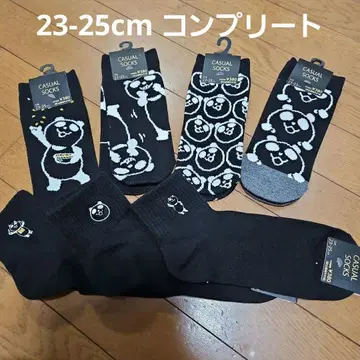 이온 블랙 팬더 양말 23-25cm 7족 세트 컴플리트