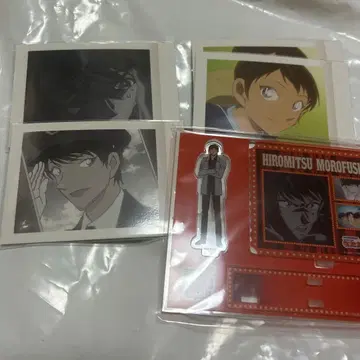 코난 락카 복권 아크릴 스탠드 파샤코레 모로후시 히로미츠 세트