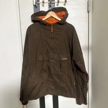 TOMMY JEANS 브라운 마운틴 후드티