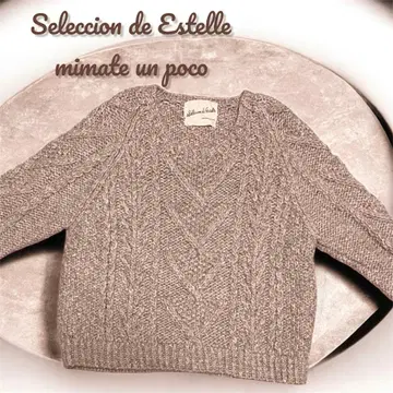 mimate un poco 페루 니트 케이블 짜임 울 100%