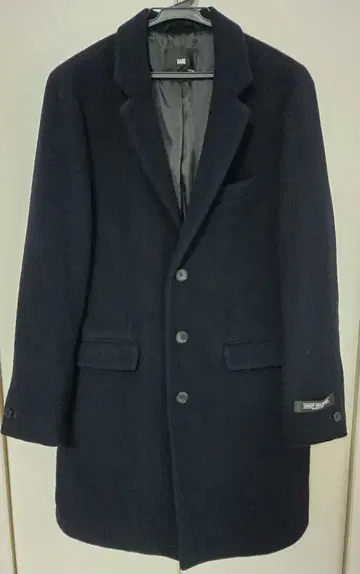 HARE 네이비 체스터 코트