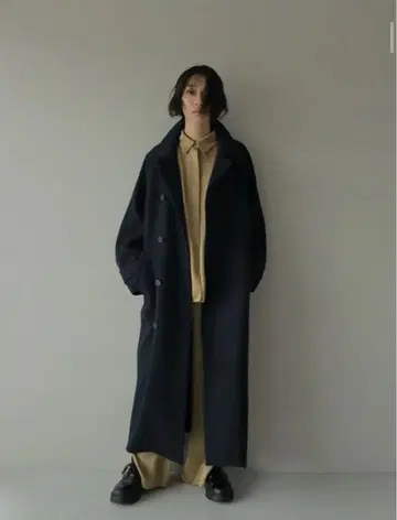 밀리터리 롱 코트