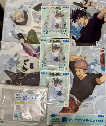 주술회전 스플래쉬 배틀 Re: 파일 아크릴 스탠드 파우치