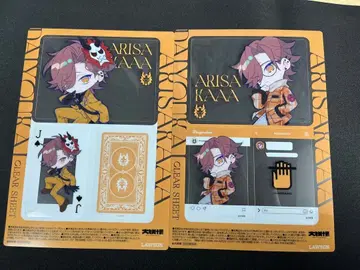 대요괴 로손 콜라보 포스터 클리어 시트 세트