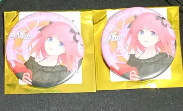 5등분의 신부 나카노 니노 캔뱃지 2개 anisuger 도넛