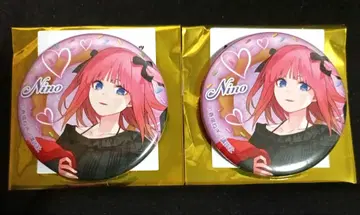 5등분의 신부 나카노 니노 캔뱃지 2개 anisuger 도넛