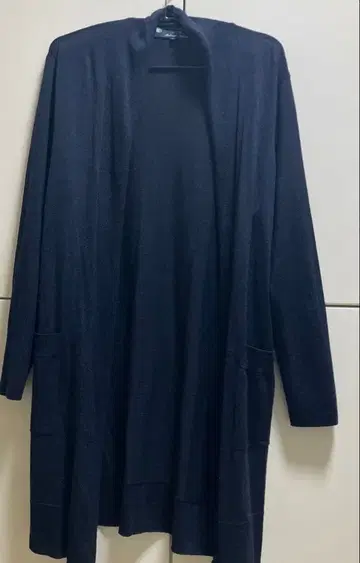 23구 네이비 롱 가디건 38 울