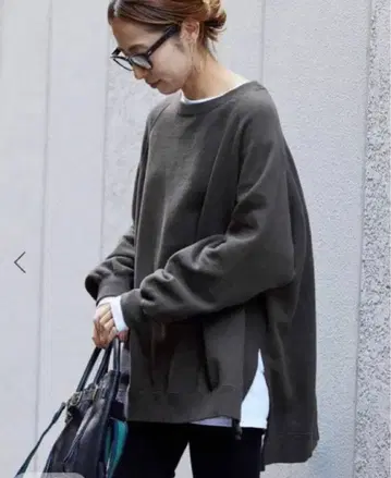 택 포함 새상품 FRAMeWORK 래글런 판초 맨투맨 프레임워크