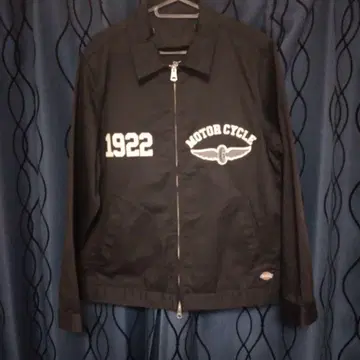 DICKIES 블랙 자켓 짧은 기장 스윙탑 S 디키즈