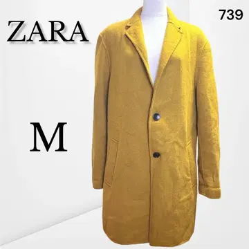 [ 자라 ] 체스터 코트 심플 고급 깔끔 컬러 코트 ( M )