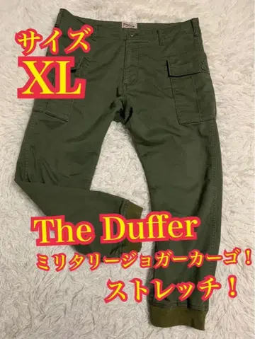 The Duffer 밀리터리 카고 팬츠 스트레치 조거 XL