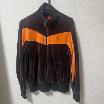 PUMA 벨벳 저지 브라운/오렌지