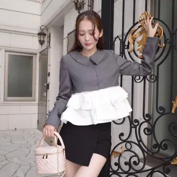 POMME d'amour peplum frill jacket