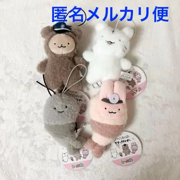 화이트 타이거와 블랙 타이거 시이푸와 마스코트 4종 세트 컴프