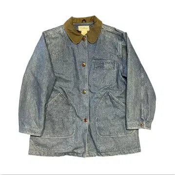 80s USA L.L.BEAN 데님 커버올 헌팅 자켓