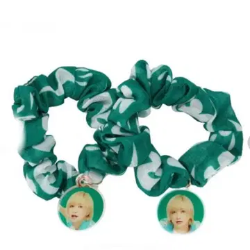 택 포함 새상품 리얼피스 코페 스크런치 생일 헤어 액세서리