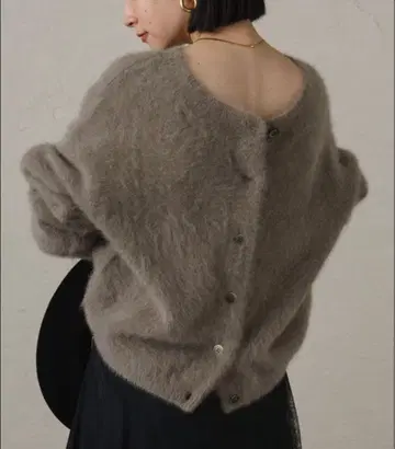 Loungedress 2024 AW FUR 캐시미어 2WAY 니트