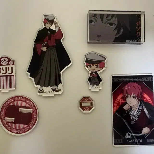 나루토 사소리 서생풍 왕좌 아크릴 스탠드 아크릴 블럭 일괄