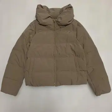 새상품급 Tiaclasse 심리스 다운 코트 L 모카 다운 자켓