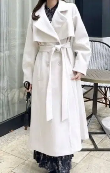 dazzlin 2way 컬러 레이디 코트 아이보리