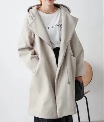 리마인드 미 앤 포에버 깔끔한 디자인 후드 부착 zip 코트