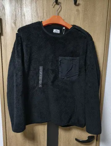 유니클로 Engineered Garments 블랙 플리스 자켓 L