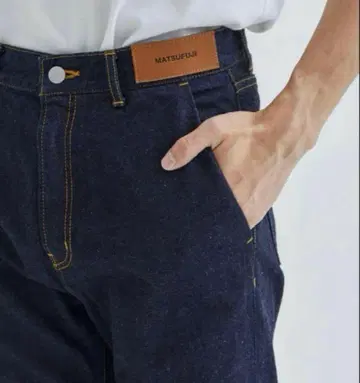 MATSUFUJI Denim Slim Straight Trousers