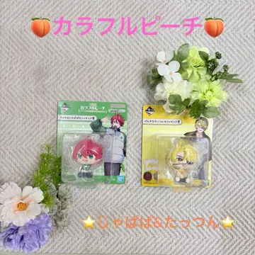 미개봉 컬러풀 피치 제일복권 피규어 쟈파파 탓츤 세트