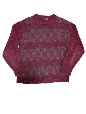 빈티지 니트 버건디