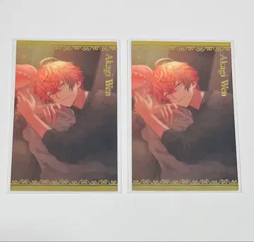 니지산지 Oriens 아카기 웬 랜덤 보이스 비주얼 카드 2세트