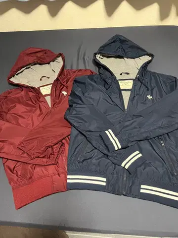 Abercrombie & Fitch 후드 부착 자켓 2개 세트