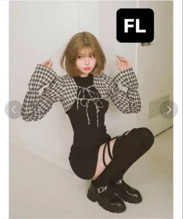 Darich 셔링 볼레로 미니 원피스 FL