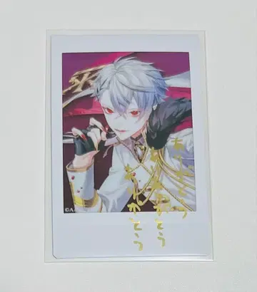 니지산지 ChroNoiR 폴라로이드 필름 쿠츠하 시크릿 레어 금박