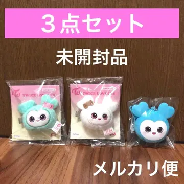 봉제 인형 헤어핀 실리콘 미니 지갑 TWICE LOVELYS x GiGO